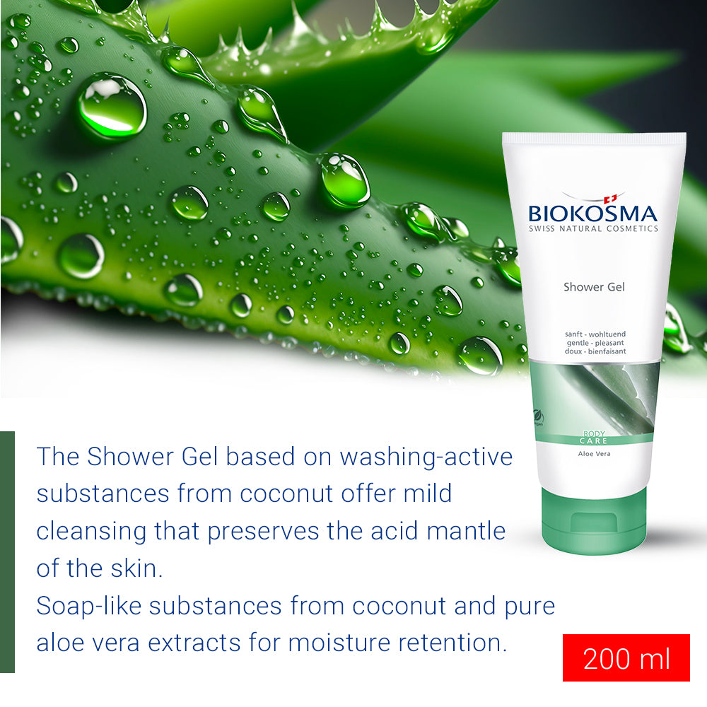 BIOKOSMA Shower & bath aloe vera