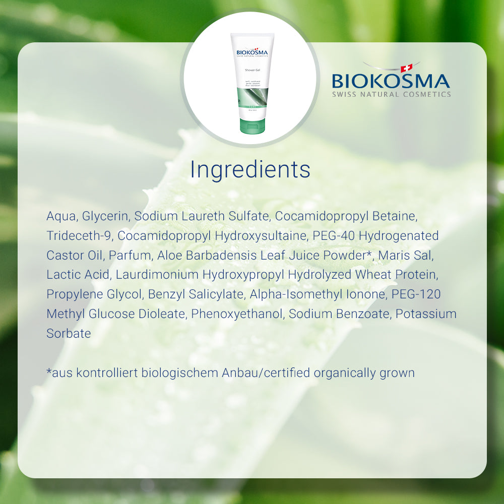 BIOKOSMA Shower & bath aloe vera