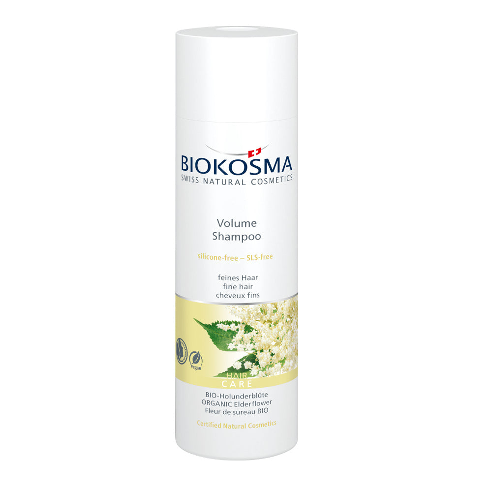 BIOKOSMA Volume Shampoo with Organic Elderberry Blossoms