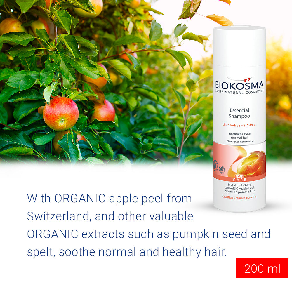 BIOKOSMA Shampoo Essential Apple peel