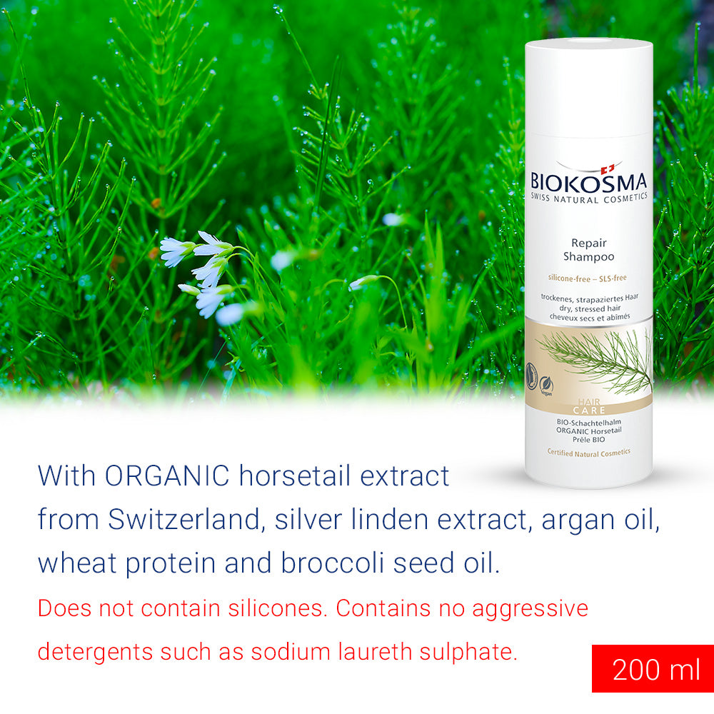 BIOKOSMA Shampoo Repair Organic Horsetail