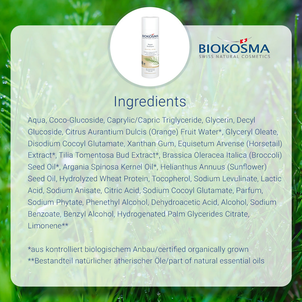 BIOKOSMA Shampoo Repair Organic Horsetail