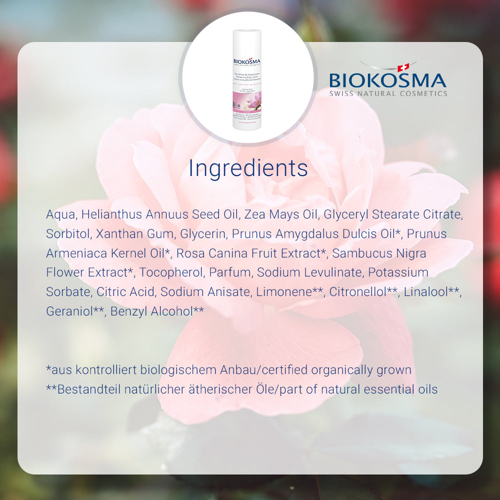 BIOKOSMA Body Lotion Wild Rose