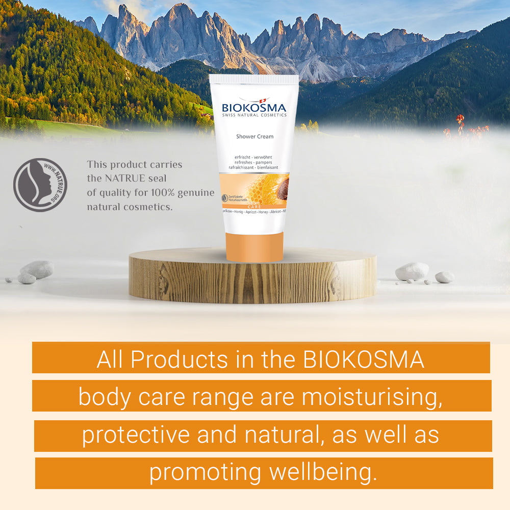 BIOKOSMA Shower cream apricot honey