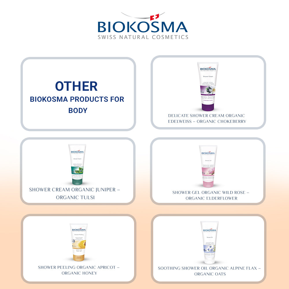 BIOKOSMA Shower cream apricot honey