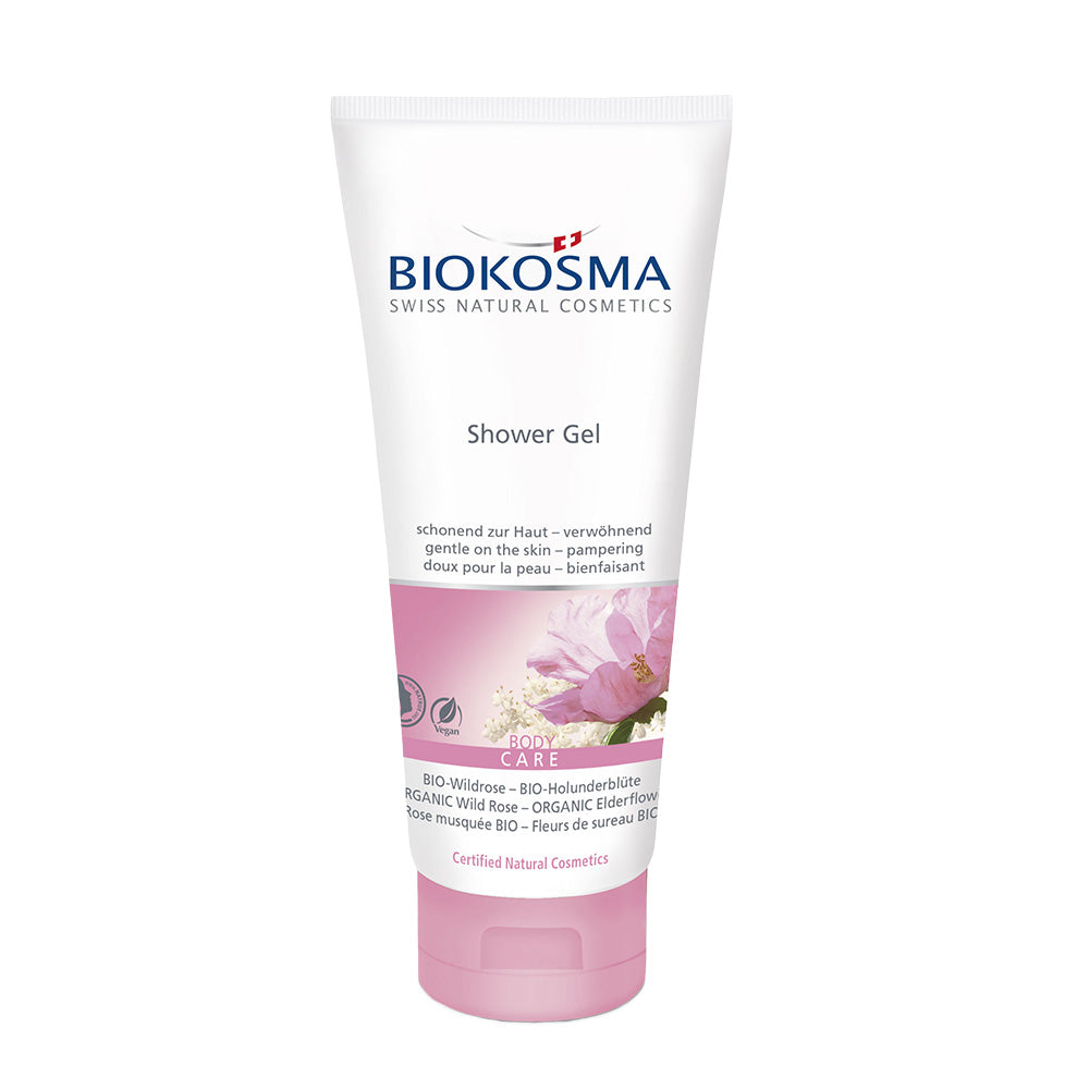 BIOKOSMA Shower gel organic wild rose