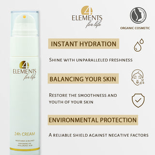 4 ELEMENTS FOR LIFE 24h Cream, 50 ml