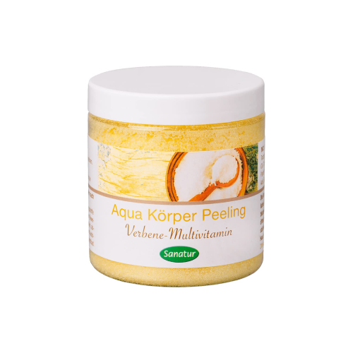 SANATUR Aqua Ursea Salt Body Scrub with Verbena, Sunflower Oil & Vitamins