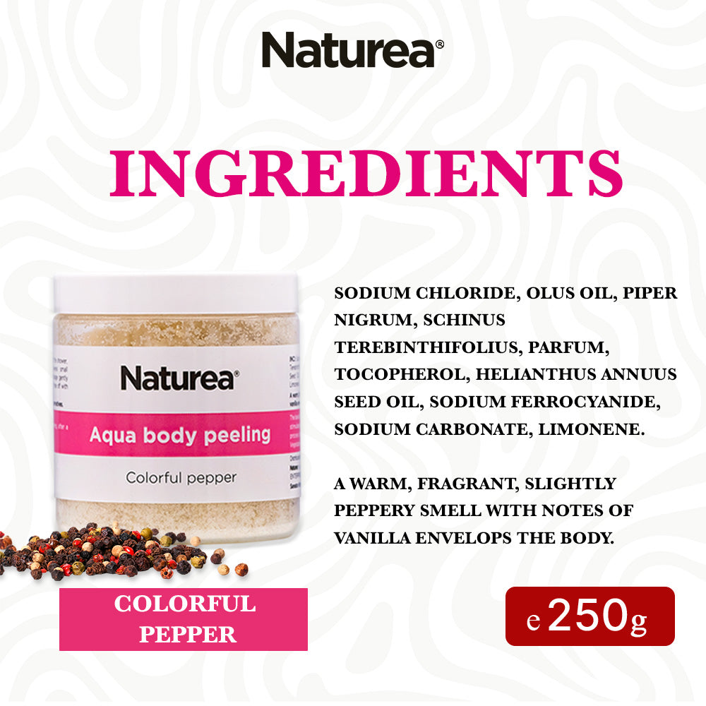 NATUREA Aqua Body Peeling Colorful Pepper