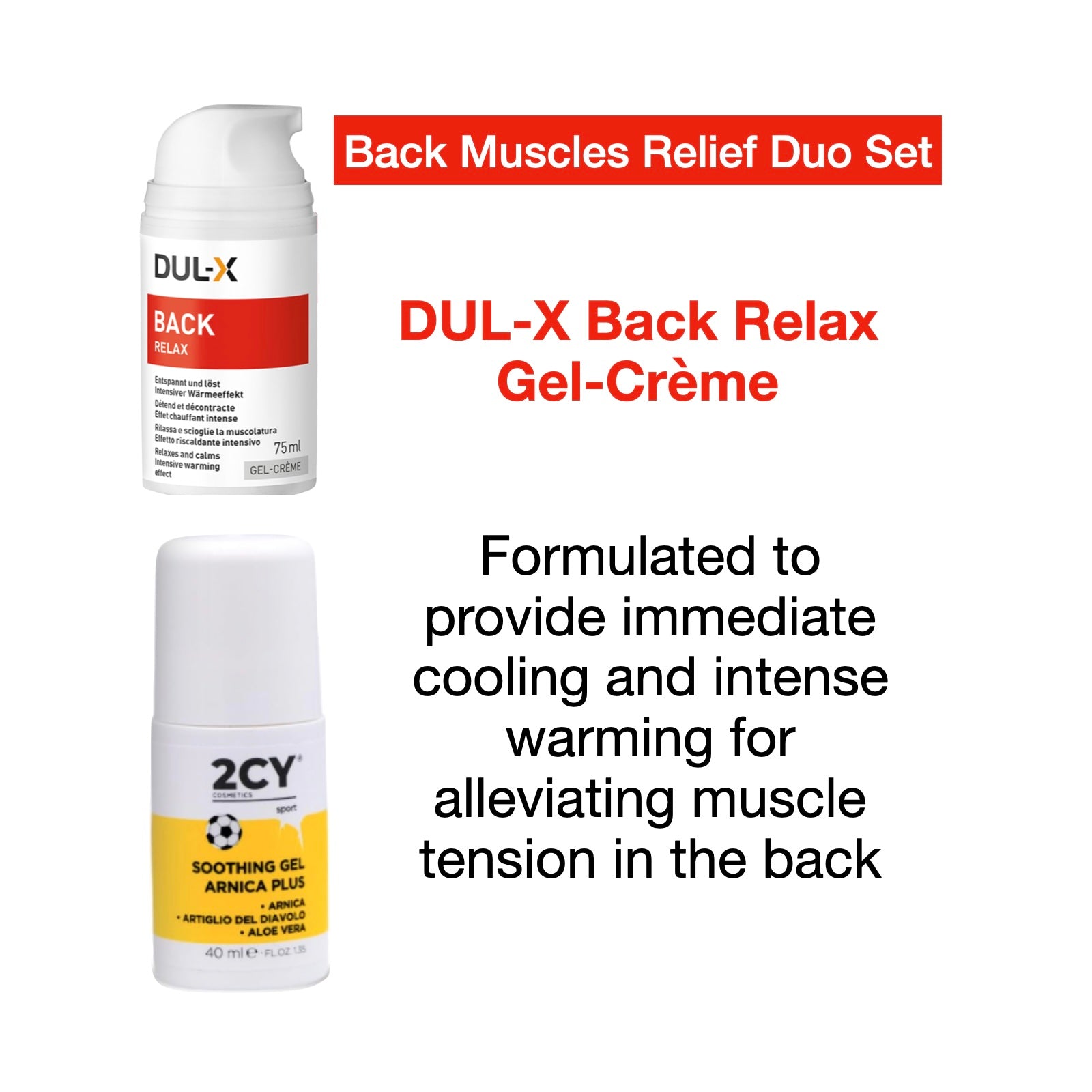 Back Muscles Relief Duo Set