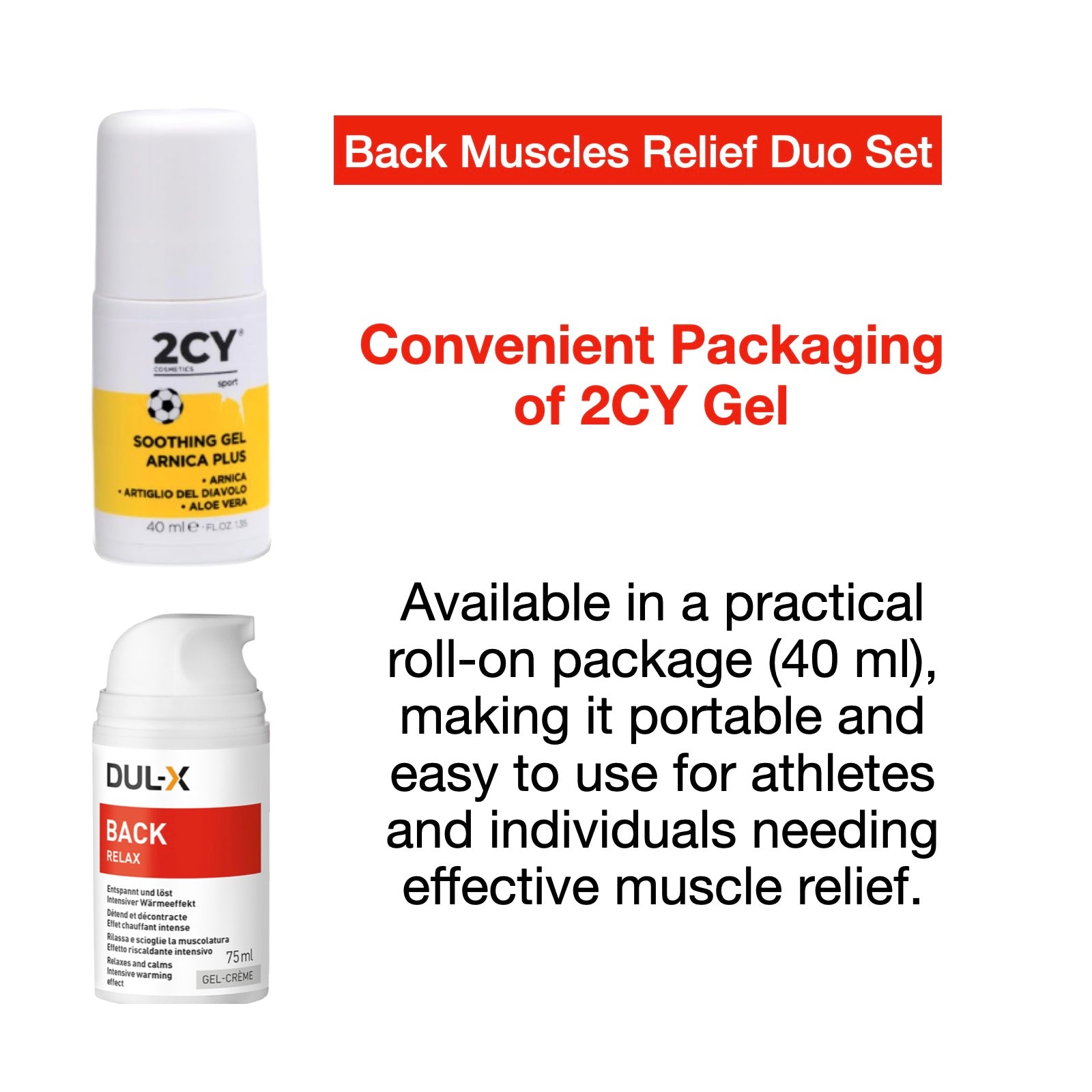 Back Muscles Relief Duo Set