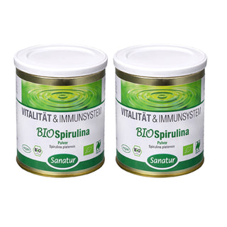 BioSpirulina VITALITY & IMMUNE SYSTEM Sanatur Naturland approx. 750 tablets = 300 g, Set x2