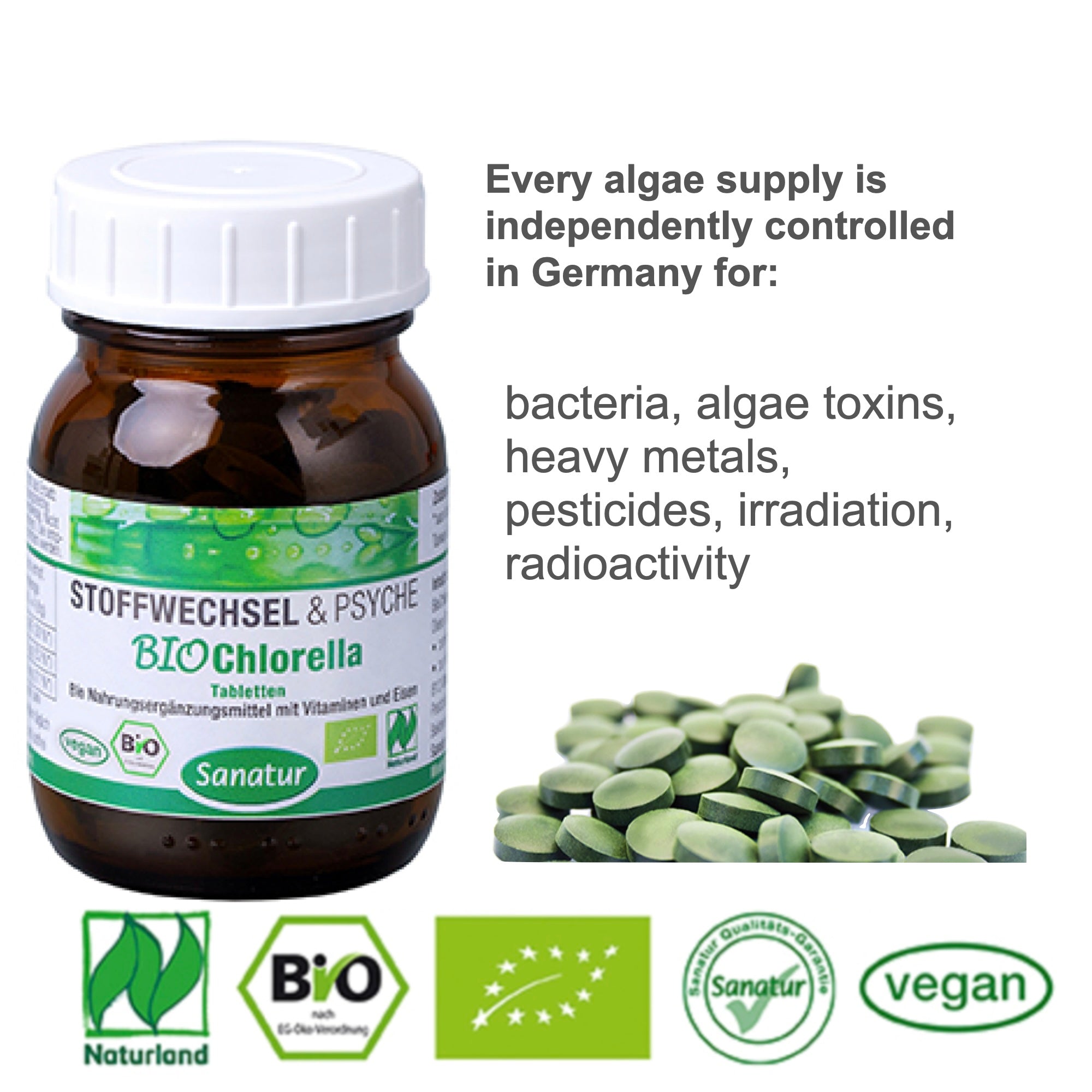 BioClorella Naturland 100 tablets
