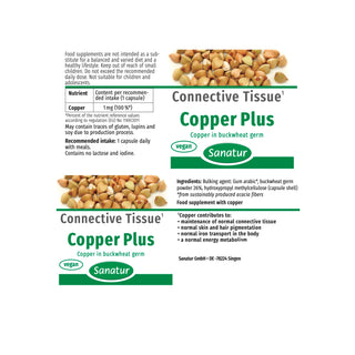 Copper Plus, CONNECTIVE TISSUE, 60 capsules (30 g)