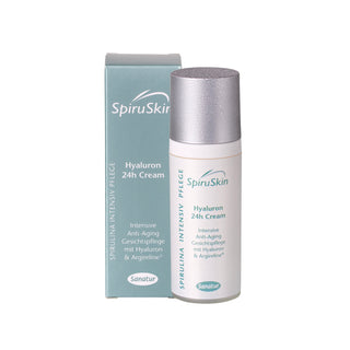 SpiruSkin Hyaluron 24h Cream HYALURON & ARGIRELINE® 50 ml pump bottle