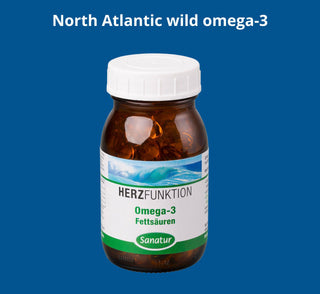 Fish oil (Omega-3 fatty acids) HEART FUNKTION, Sanatur, 120 capsules 85 g