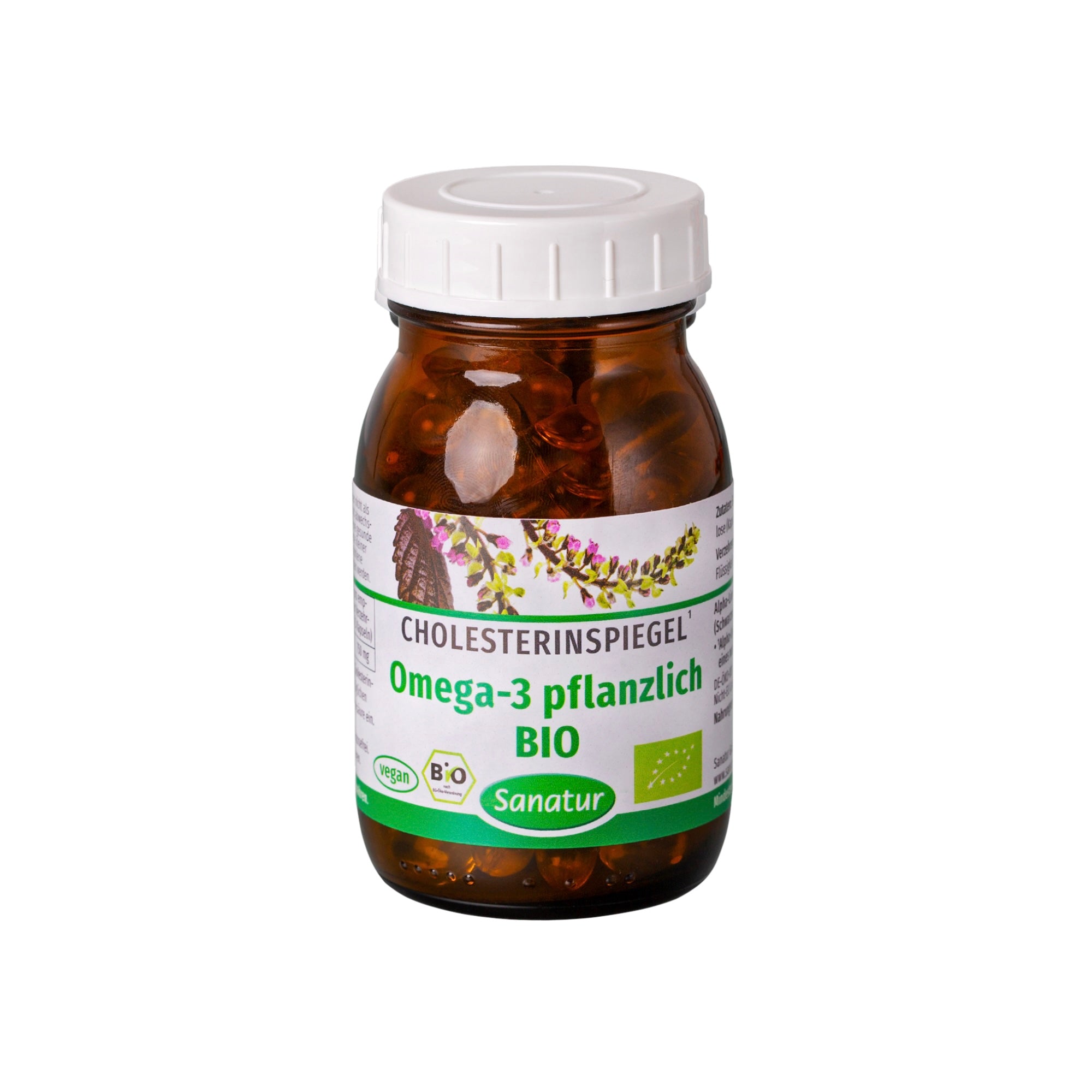 Omega-3 CHOLESTEROL LEVEL from plants BIO Sanatur 90 capsules (53 g)