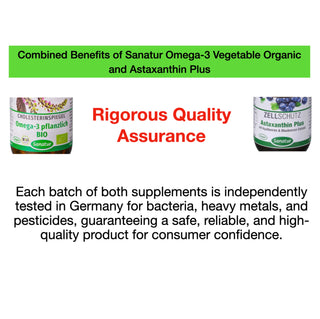 VitalSynergy Set: Omega-3 herbal  plus Astaxanthin Sanatur