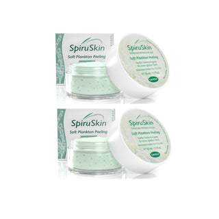 SpiruSkin Soft Plankton Peeling GENTLE DEEP CLEANING 50 ml jar Set x2