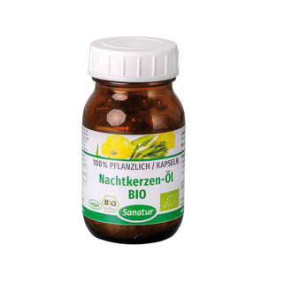 Evening Primrose Oil BIO,  100% PURE ORGANIC OIL ,  Sanatur, 60 capsules (35 g)