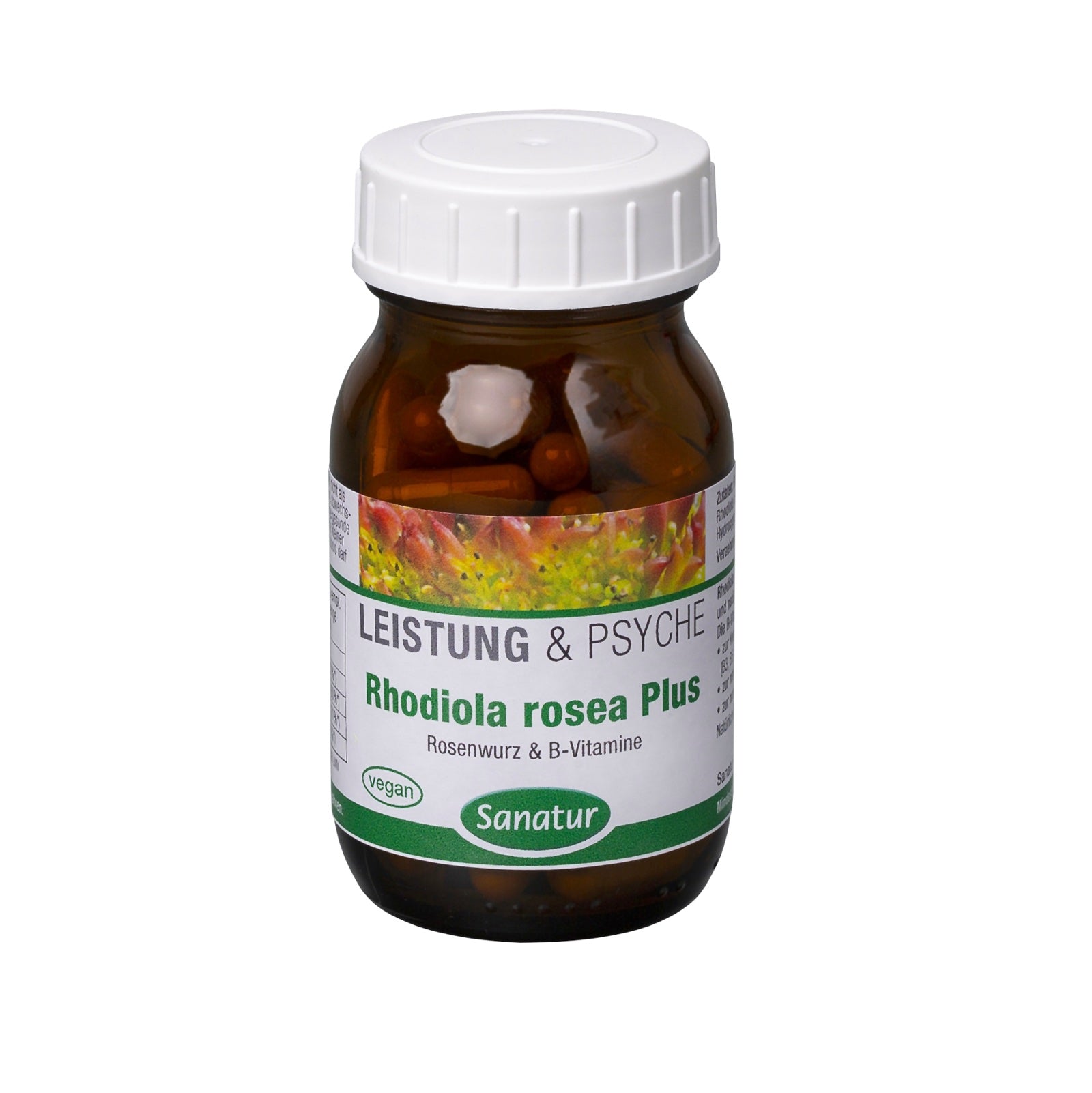 Rhodiola rosea Plus, PERFORMANCE & NERVES, Sanatur 180 capsules (105 g)
