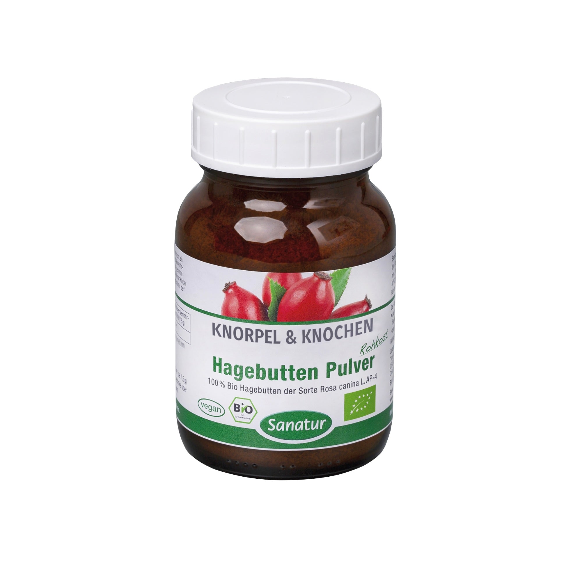 Rosehip powder, CARTILAGE & BONE, ORGANIC, Sanatur 160 g