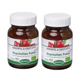 Rosehip powder, CARTILAGE & BONE, ORGANIC, Sanatur 160 g x2