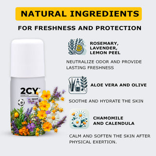 2CY COSMETICS Deodorant Aloe Vera, 50 ml