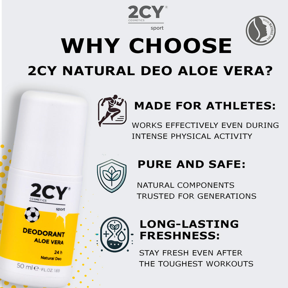 2CY COSMETICS Deodorant Aloe Vera, 50 ml