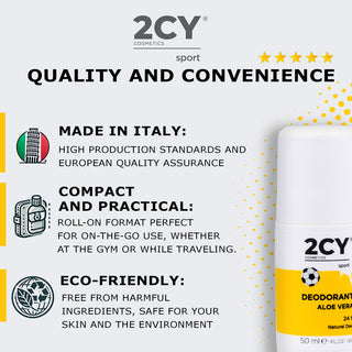 2CY COSMETICS Deodorant Aloe Vera, 50 ml