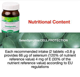 SelenSpirulina CELL PROTECTION, Sanatur, 250 tablets (100 g)
