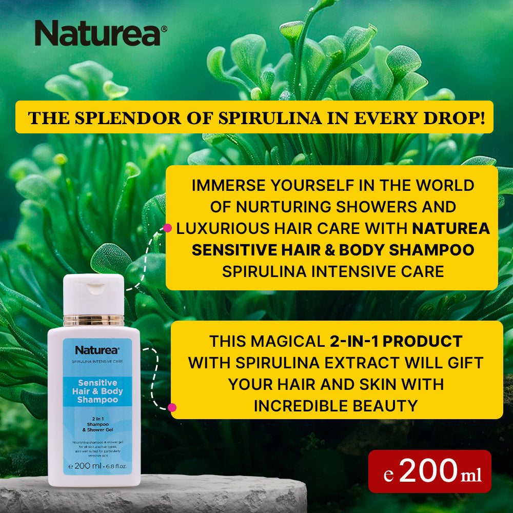 NATUREA Sensitive Hair & Body Shampoo