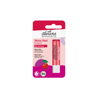 ALVIANA Lip Balm Shiny Red, 4,5 g