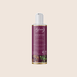 Ayluna Shampoo for sensitive scalps with organic Hamamelis