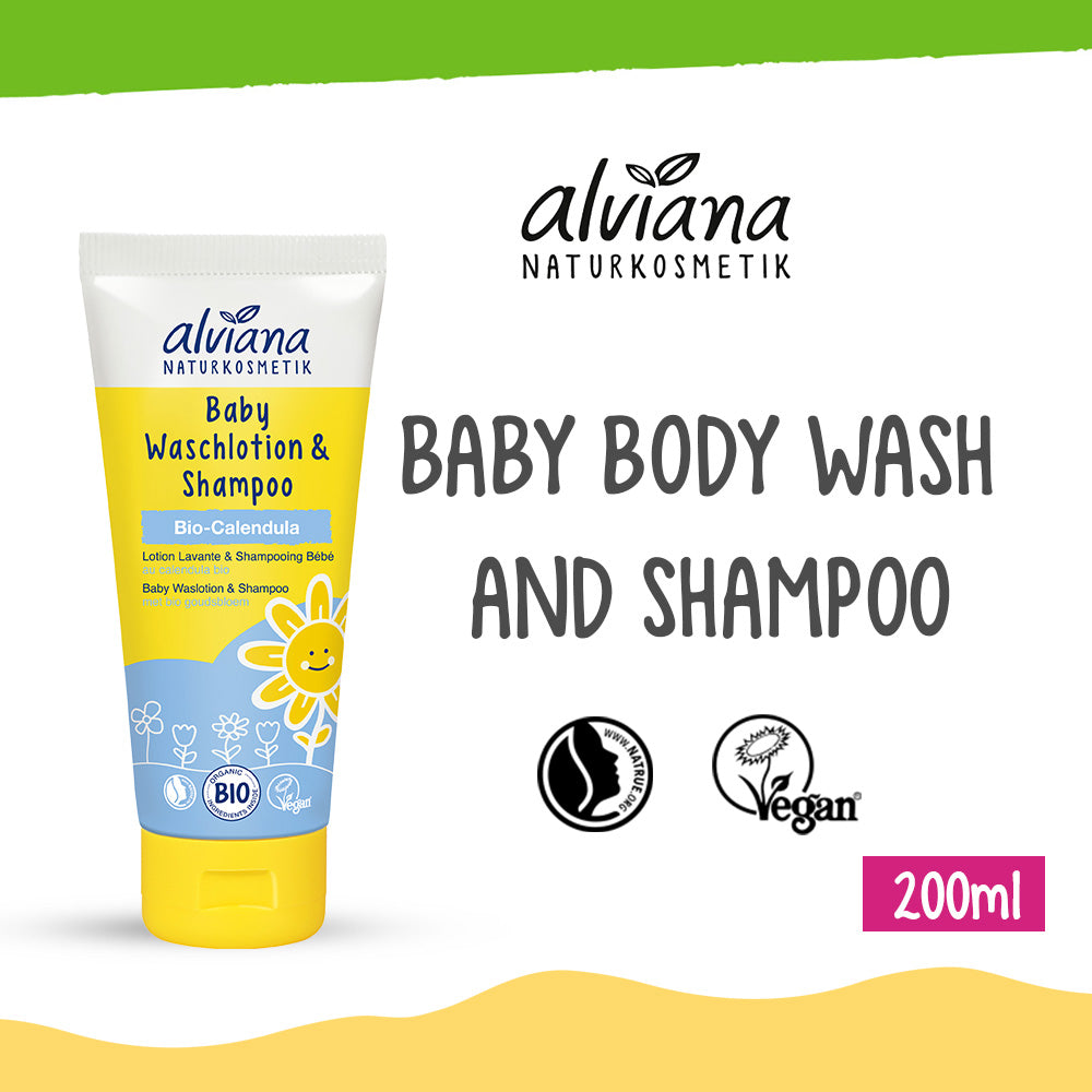 ALVIANA Baby Body Wash & Shampoo