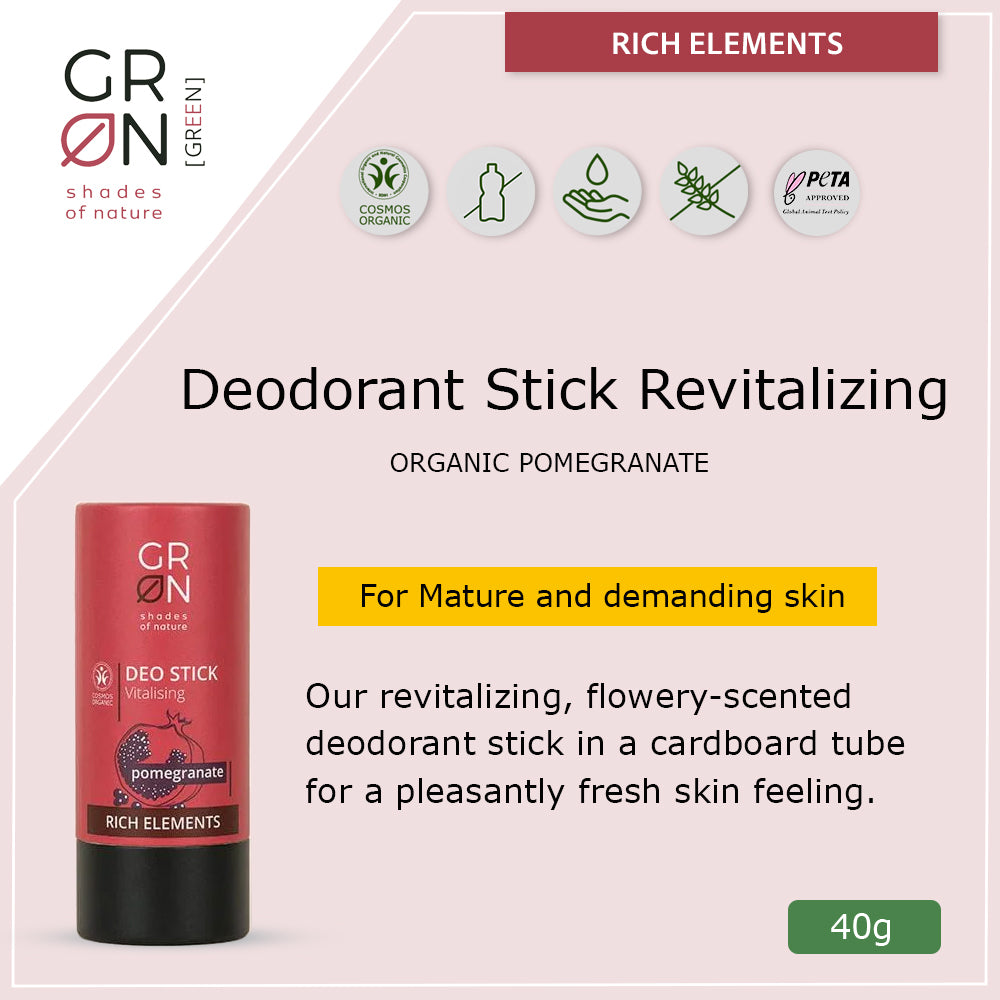 GRN Deo Stick Vitalising Pomegranate