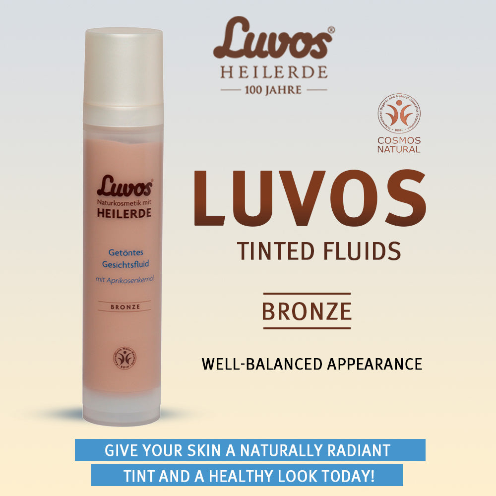 Luvos Tinted Facial Fluid, bronze