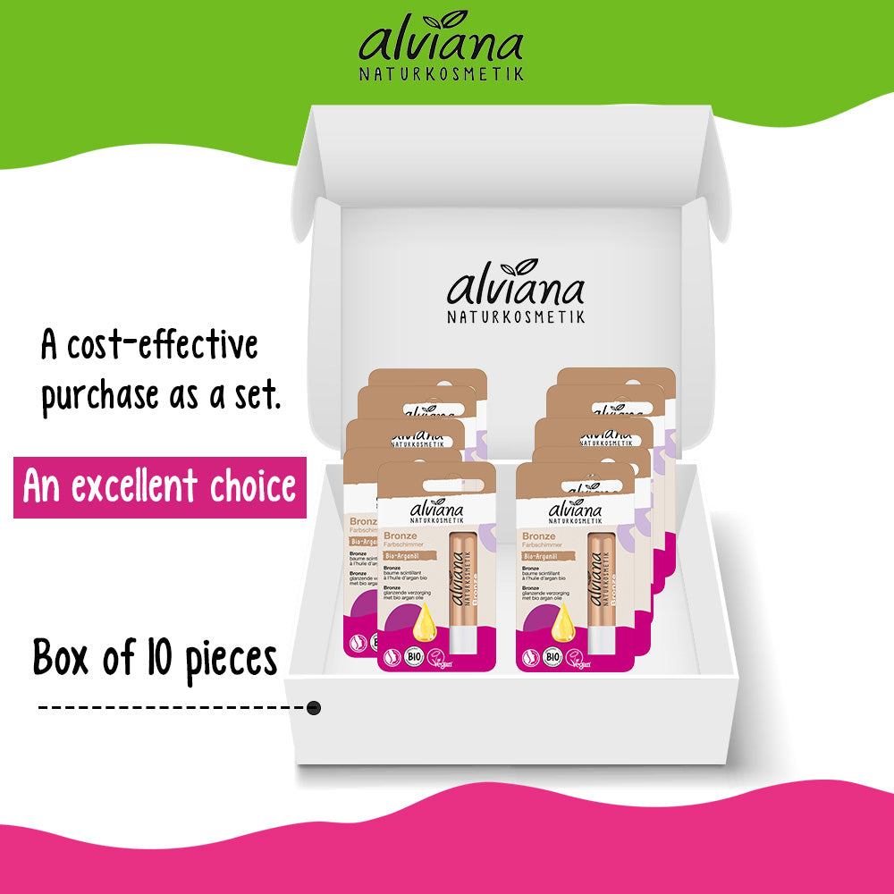 ALVIANA Lip Balm Bronze