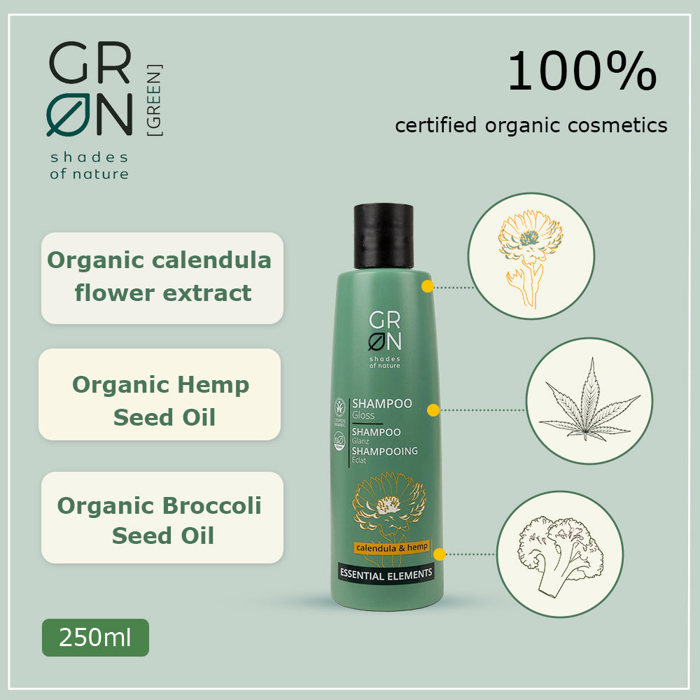 GRN Gloss Shampoo Calendula & Hemp