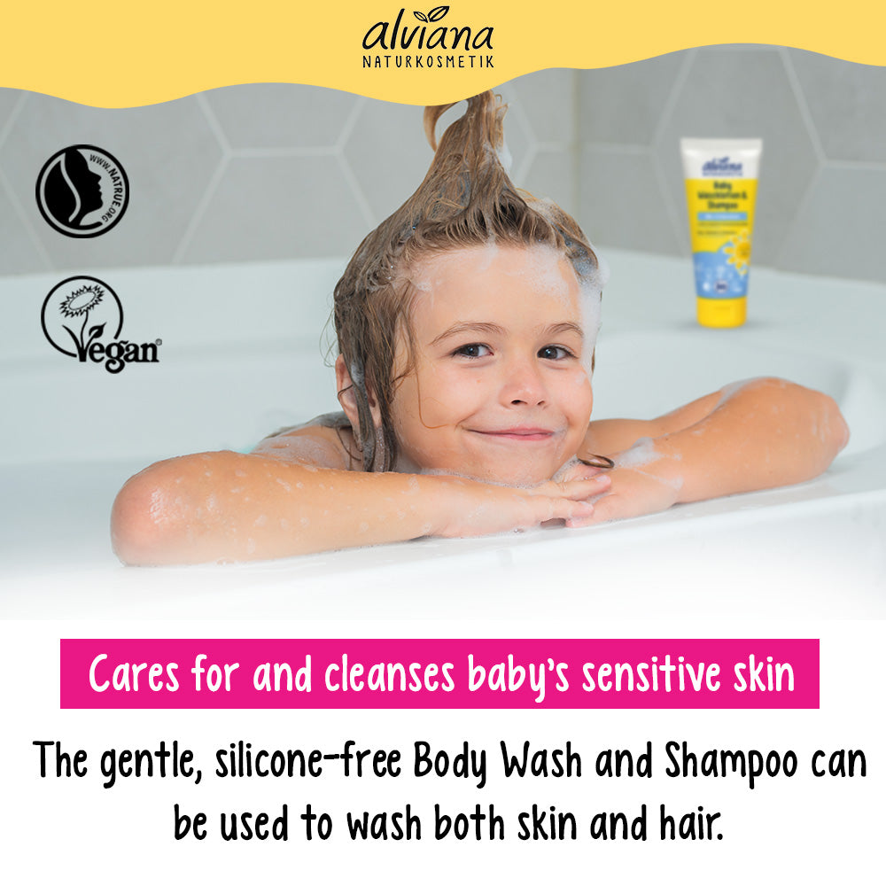 ALVIANA Baby Body Wash & Shampoo