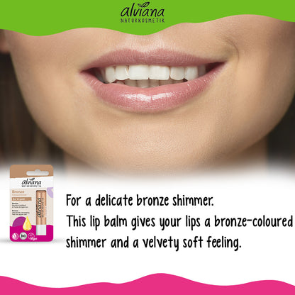 ALVIANA Lip Balm Bronze