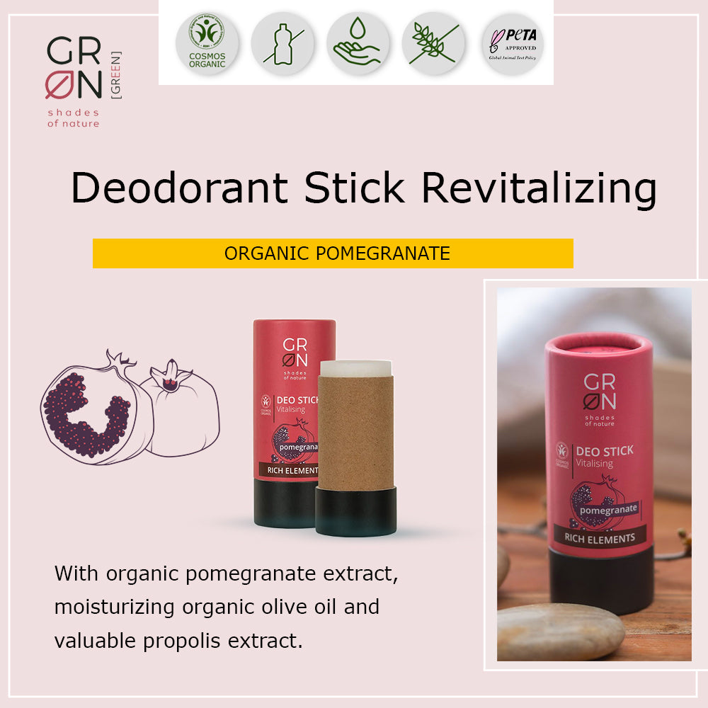 GRN Deo Stick Vitalising Pomegranate