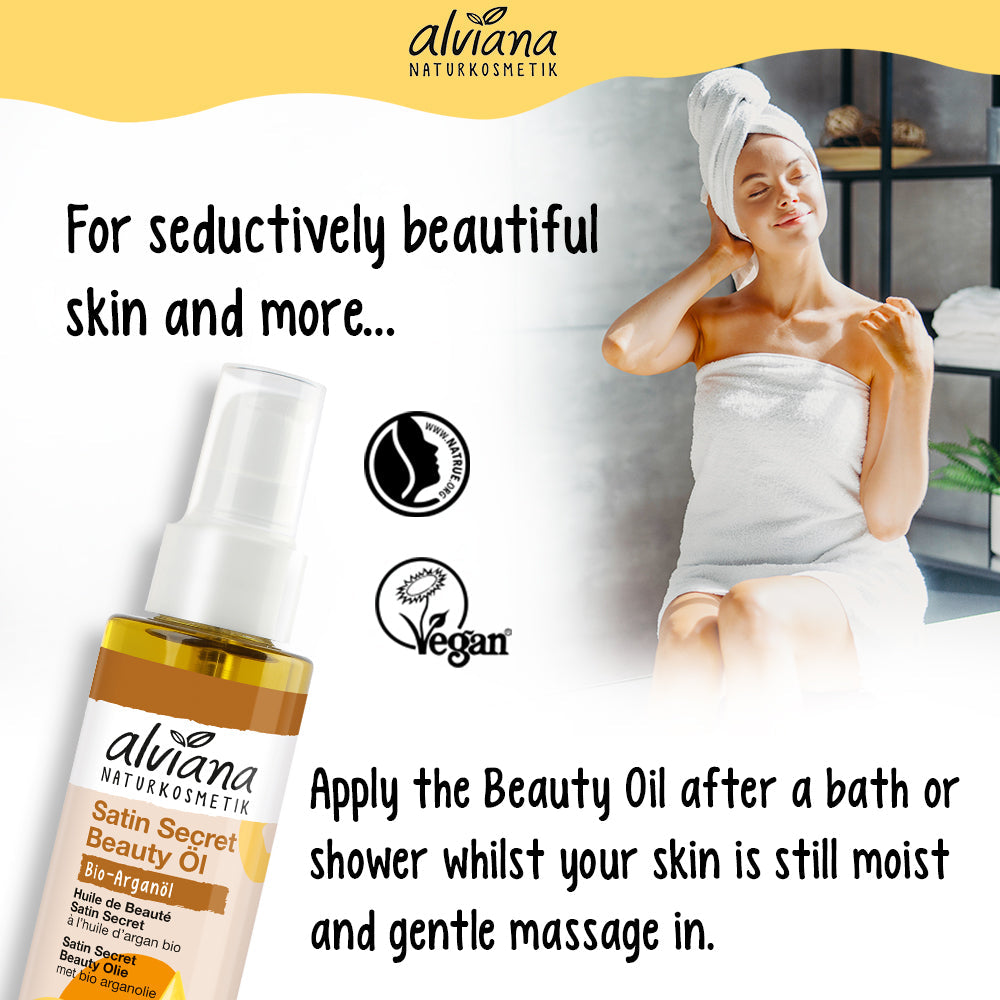 ALVIANA Satin Secret Beauty Oil, 100 ml