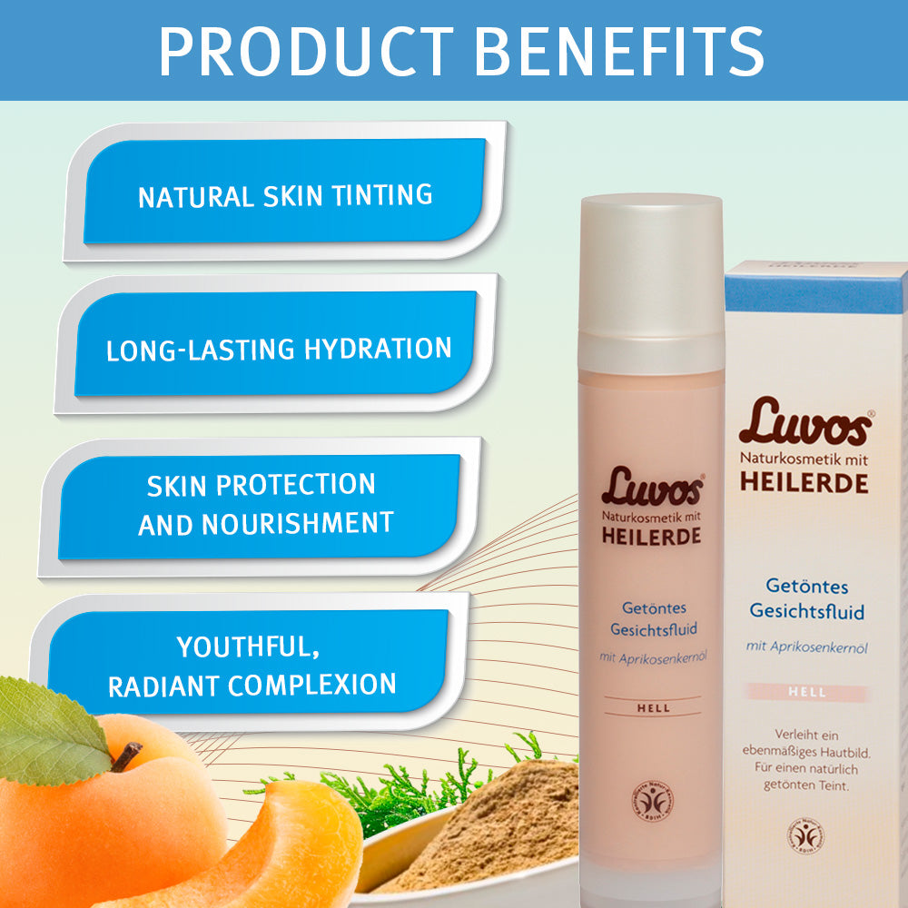 Luvos Tinted Facial Fluid, light