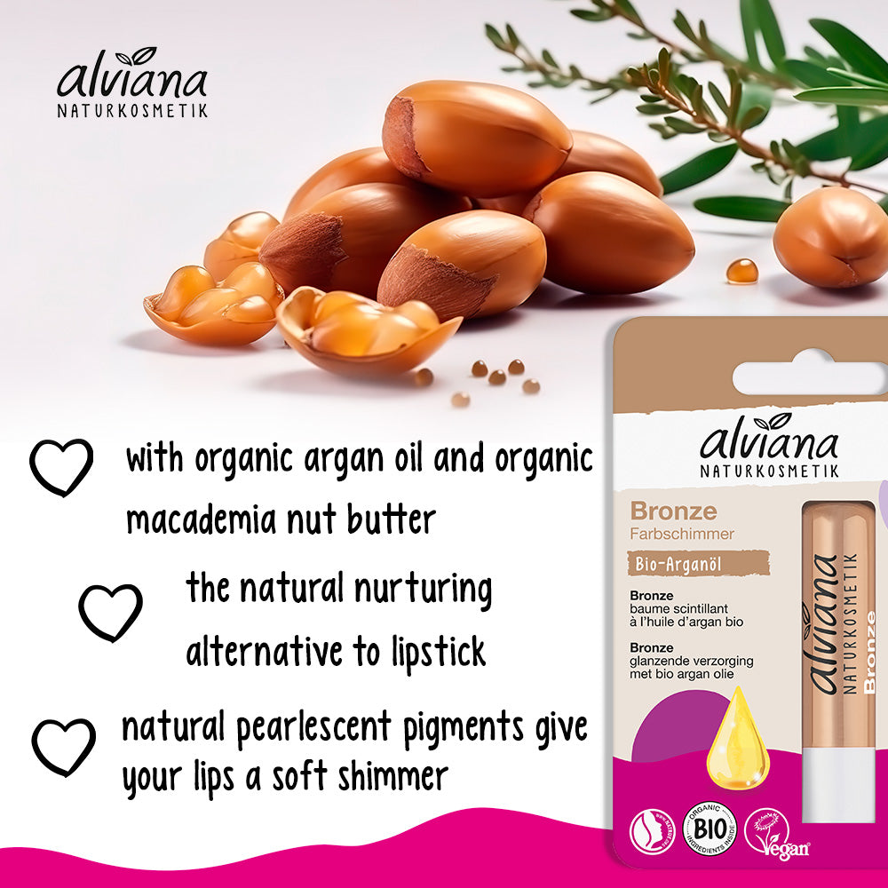 ALVIANA Lip Balm Bronze