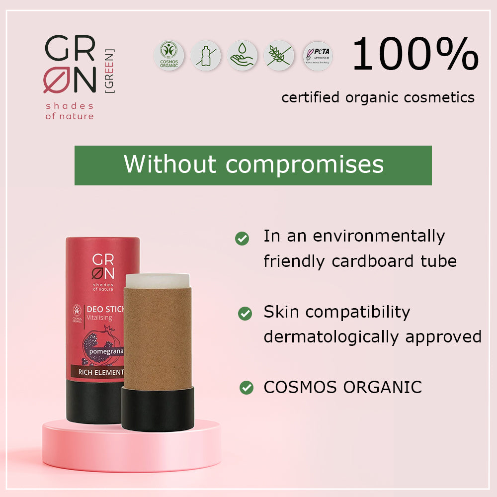 GRN Deo Stick Vitalising Pomegranate