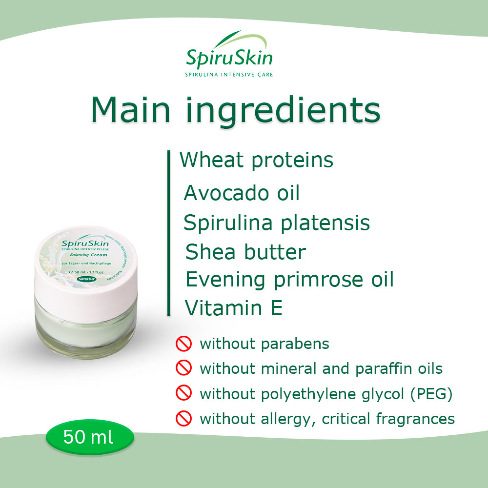 SPIRUSKIN Balancing Cream