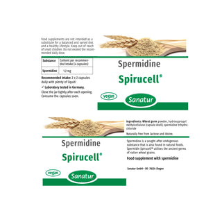SPERMIDIN Spirucell®  Sanatur (200 capsules) Set x2