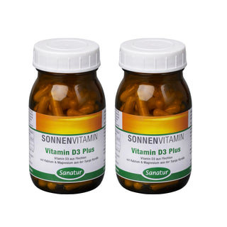Vitamin D3 Plus IMMUNE SYSTEM & MUSCLESP, Sanatur  200 capsules (149 g) Set x2