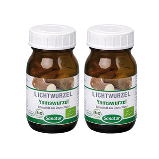 Yams root, ORGANIC, LIGHT ROOT FROM LAKE CONSTANCE, Sanatur 60 Capsules (33 g) Set x2